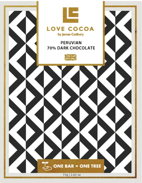 Love Cocoa Sea Salt Dark Chocolate Tablet Bar